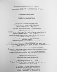 Письма к Андрею. Записки об искусстве
