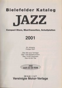 Bielefelder Katalog Jazz 2001