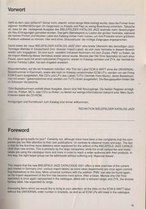 Bielefelder Katalog Jazz 2001
