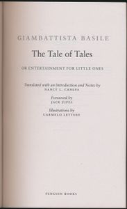 The Tale of Tales, or, Entertainment for Little Ones