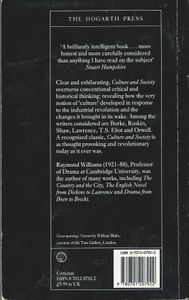 Culture and Society: Coleridge to Orwell