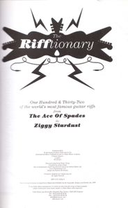 The Rifftionary: 132 of the World's Most Famous Guitar Riffs