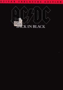 AC/DC: Back in Black Guitar Tablature Edition