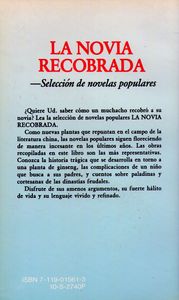 La novia recobrada: Selección de novelas populares