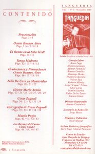 Tanguedia nº 1