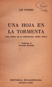 Una hoja en la tormenta