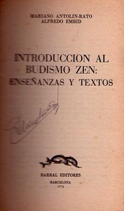 Introducción al budismo zen