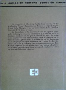 La invención de Morel