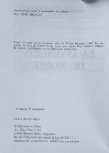 La invención de Morel