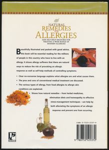 Natural Remedies for Allergies: Safe Self-Help Measures for Treating a Wide Range of Modern Allergies