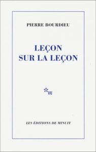Leçon sur la leçon