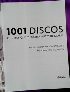 1001 Discos que hay que escuchar antes de morir