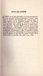 Leyendas y relatos históricos de China (1)