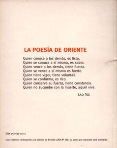La poesía de oriente