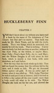The Adventures of Huckleberry Finn