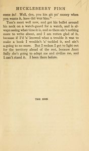 The Adventures of Huckleberry Finn