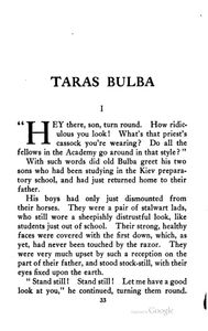 Taras Bulba. A Tale Of The Cossacks