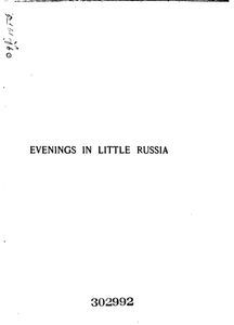 Evenings In Little Russia
