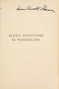 Alice's Adventures In Wonderland