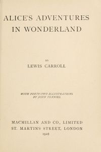 Alice's Adventures In Wonderland