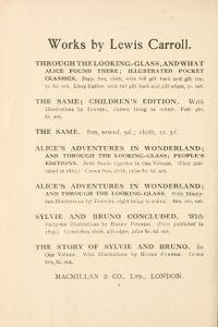 Alice's Adventures In Wonderland