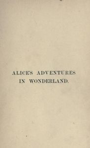 Alice's Adventures In Wonderland