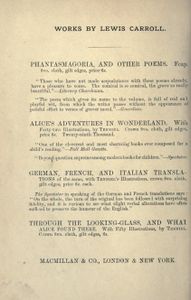 Alice's Adventures In Wonderland