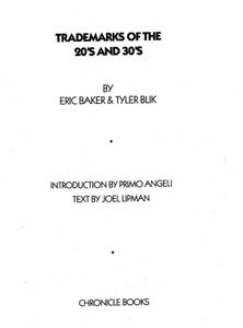 Trademarks Of The 20's And 30's