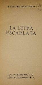 La Letra Escarlata
