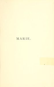 Marie: A Story Of Russian Love