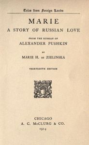 Marie: A Story Of Russian Love