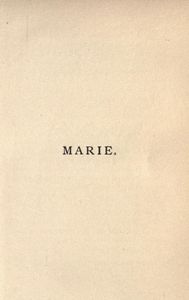 Marie: A Story Of Russian Love