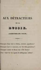 Aux détracteurs de la Russie