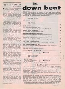 down beat Volume 1958 (25/09)