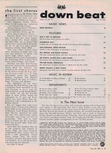 down beat Volume 1958 (25/10)