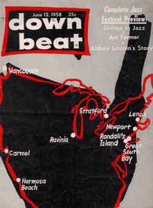 down beat Volume 1958 (25/12)