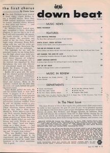down beat Volume 1958 (25/12)