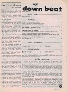 down beat Volume 1958 (25/13)