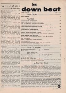 down beat Volume 1958 (25/14)