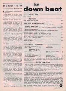 down beat Volume 1958 (25/15)