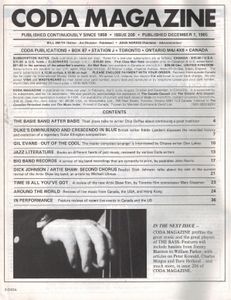 Coda Magazine (# 205)