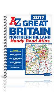 A-Z Great Britain Northern Ireland Handy Road Atlas 2017