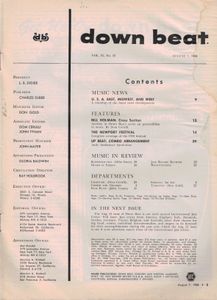 down beat Volume 1958 (25/16)