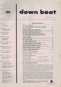 down beat Volume 1958 (25/20)