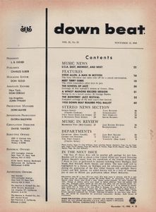 down beat Volume 1958 (25/23)