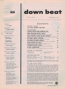 down beat Volume 1958 (25/24)