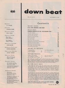 down beat Volume 1958 (25/26)