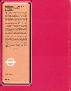 London's Trams and Trolley Buses
