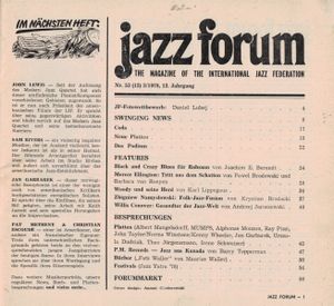 jazz forum Nr. 53 (3/1978)
