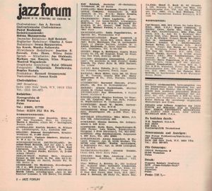 jazz forum Nr. 57 (01/1979)